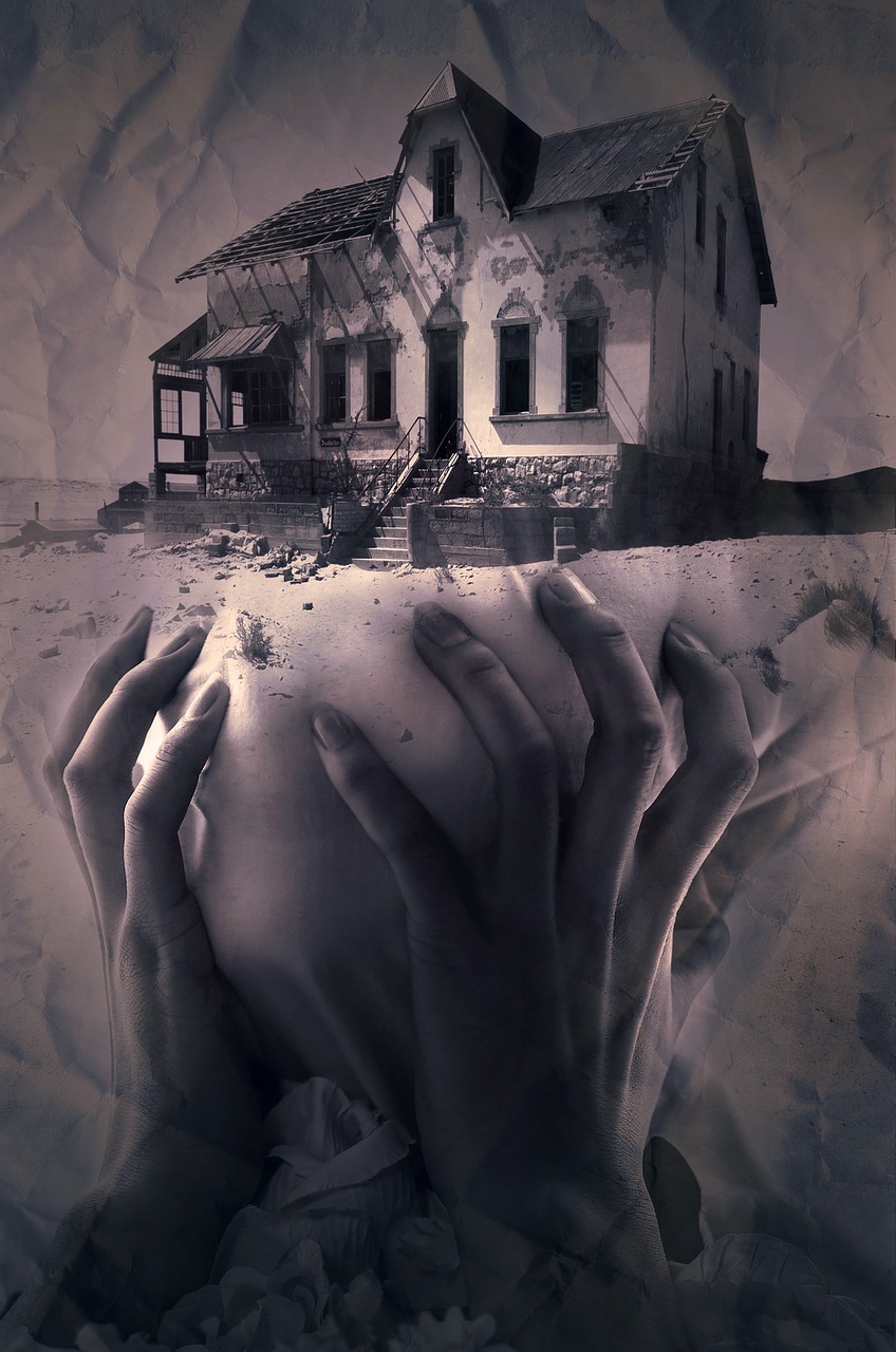 fantasy, book cover, house